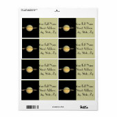 Saturnus tijdens Equinox Etiket (Full Sheet)