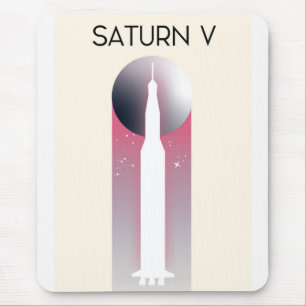 Saturnus V Apollo ruimte kunst Muismat