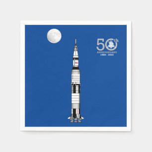 Saturnus V-raket, Apollo 11-maanlanding en maan: Servet