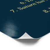 Saturnusplaneet poster perfect poster (Hoek)