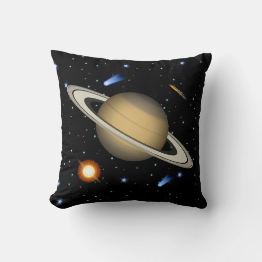 Saturnusruimte Kussen (Voorkant)