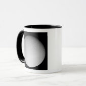 Saturnus's maan Dione Mok (Voorkant links)