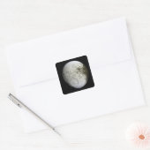 Saturnus's maan Iapetus 2 Vierkante Sticker (Envelop)