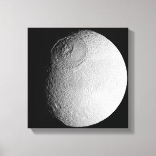 Saturnus's maan Tethys 2 Canvas Afdruk