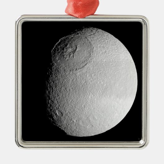 Saturnus's maan Tethys 2 Metalen Ornament (Voorkant)