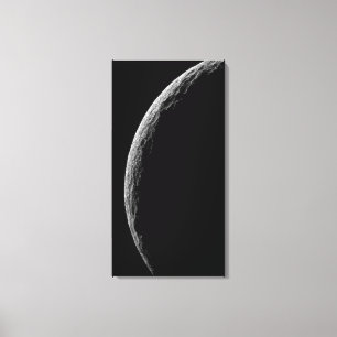 Saturnus's maan Tethys Canvas Afdruk