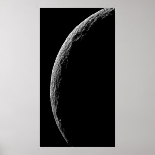 Saturnus's maan Tethys Poster
