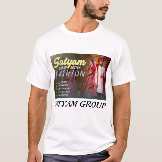 SATYAM GROUP TSHART T-SHIRT (Voorkant)