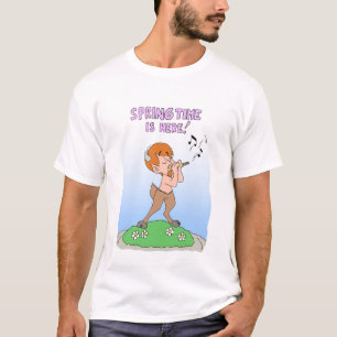 Satyr avec T-shirt en Flute Pan