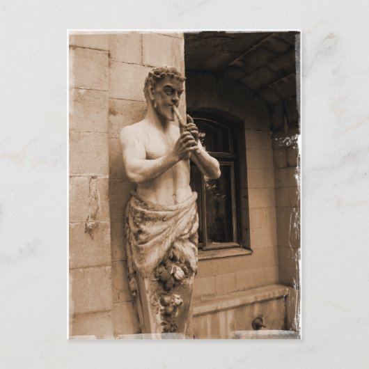 Satyr Briefkaart (Voorkant)