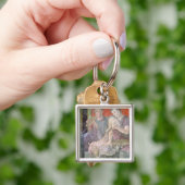 Satyr en Nymph Sleutelhanger (Hand)