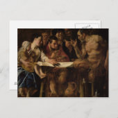 Satyr en Peasant, 1620 Briefkaart (Voorkant / Achterkant)