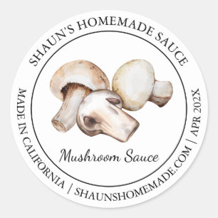 Sauce champignons étiquette moderne