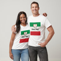Sauce Day Italiaanse vlag - Heart Nonna Aangepaste