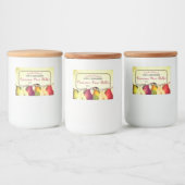 Sauce de fruits au beurre poire étiquette de conse (Bouteilles)