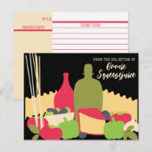 sauce pâtes cuisine italienne chef recettes cartes (Devant / Derrière)