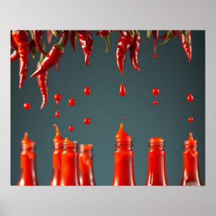 Sauce Piquante au Piment Moderne Décoration Mexica