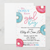 Sauce rose ou bleue Sexe Invitation à révéler (Devant / Derrière)