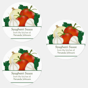 Sauce Spaghetti Ingrédients Étiquette alimentaire