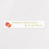 Sauce tomate maison mince Étiquette (Design 1)