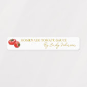 Sauce tomate maison mince Étiquette (Design 1)