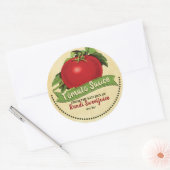 Sauce tomate salsa personnalisé étiquette de conse (Enveloppe)