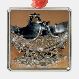 Sauceboot, Palissy Ware, c.1530 Metalen Ornament