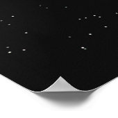 Saucer die met de aarde poseren poster (Hoek)