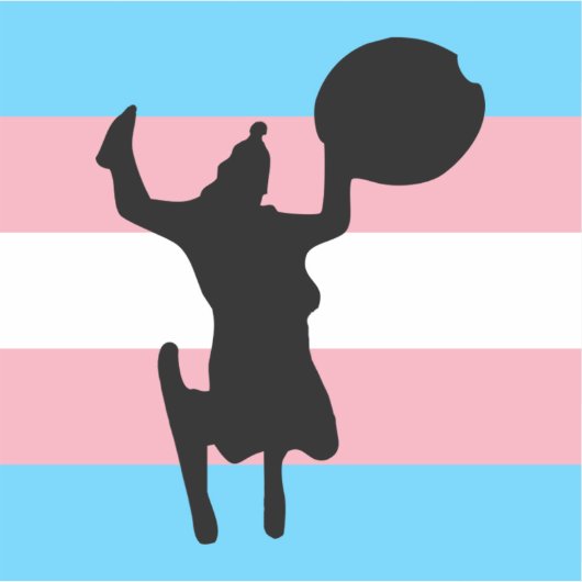 Saucer Girl Vinyl Sticker (Voorkant)