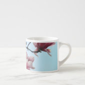 Saucer Magnolia Tulip Tree Roze Witte Bloemen Espresso Kop (Rechts)