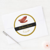 Saucisses maison Étiquette barbecue Sauce barbecue (Enveloppe)