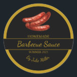 Saucisses maison Étiquette barbecue Sauce barbecue<br><div class="desc">Spécial pour vous !</div>