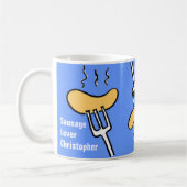 Saucisses tasse design. Personnalisez. (Gauche)