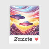 Saucisses volantes Stickers de vinyle (Feuille)