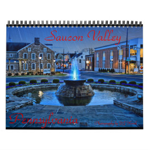 Saucon Valley Pa. Amerikaanse agenda Kalender