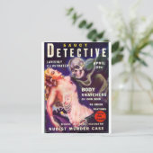 Saucy Detective Briefkaart (Staand voorkant)