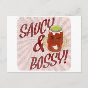 Saucy en Bossy Briefkaart