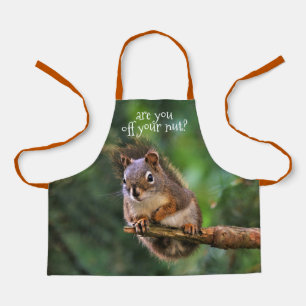 Saucy Red Squirrel in Fir Schort