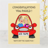 Saucy vient de passer la carte d'essai de conduite (Fleur jaune)