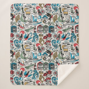 Saudade // populaire motieven uit Portugal Sherpa Deken