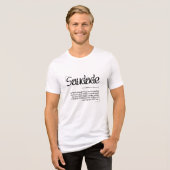 Saudade Tri-Blend Shirt (Voorkant volledig)
