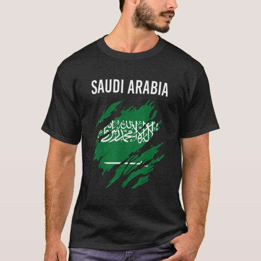 Saudi Arabia Flag T-shirt (Voorkant)