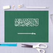 Saudi Arabia Flag Tissuepapier (Craft)