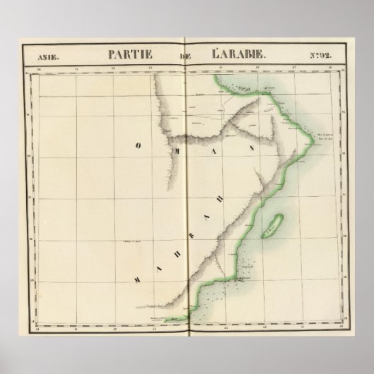 Saudi-Arabië, Azië 92 Poster (Voorkant)