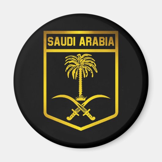 Saudi-Arabië Emblem Magneet (Voorkant)