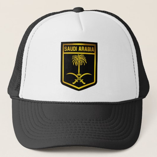 Saudi-Arabië Emblem Trucker Pet (Voorkant)