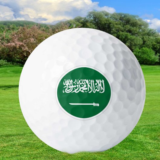 Saudi-Arabië Golf Balls, patriottisch voor de Saoe Golfballen