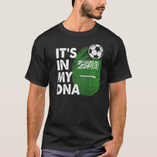 Saudi-Arabië in mijn Dna Saoedi-Arabië vlagteam Ks T-shirt