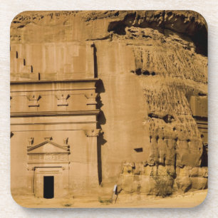 Saudi-Arabië, locatie van Madain Saleh, oud 3 Drankjes Onderzetter