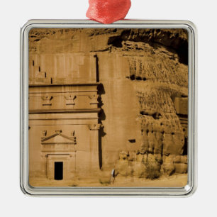 Saudi-Arabië, locatie van Madain Saleh, oud 3 Metalen Ornament